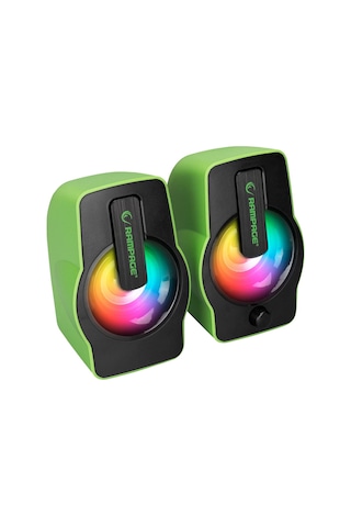 Rampage Rms-G7 Falsetto 2.0 6 Watt Rgb Ledli Yeşil Multimedia Gam