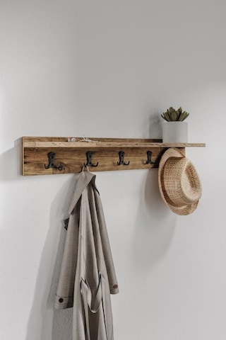 Atlas Portmanto Duvar Askılığı Elbise Askılığı Atlas Çam 85 Cm