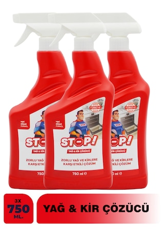 Stop Forte 3'lü Yağ Kir Çözücü
