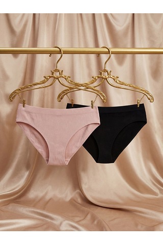 Lcw Dream Siyah Düz Bikini Külot 2'li