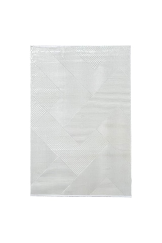 4 Metrekare - 6 Metrekare Bambu Tarz Modern Salon Oturma Odası Mutfak Halısı Antialerjik Krem 6796krem