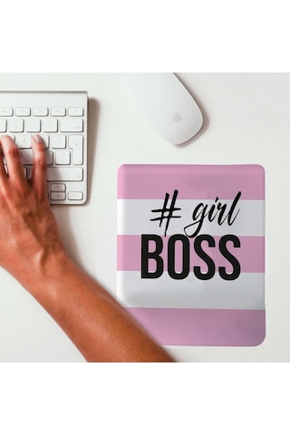 Girlboss Tasarımlı Mouse Altlığı Sku: Smg8690010146236