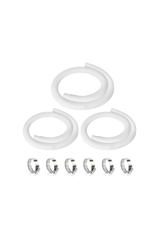 Adet 1.25in Havuz Hortumu, 59in Uzunluğunda Aksesuar Havuz Pompası Hortumları