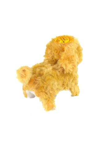 Oyuncak Pelüş Köpek Sevimli Köpek Sesli Hareketli Sarı