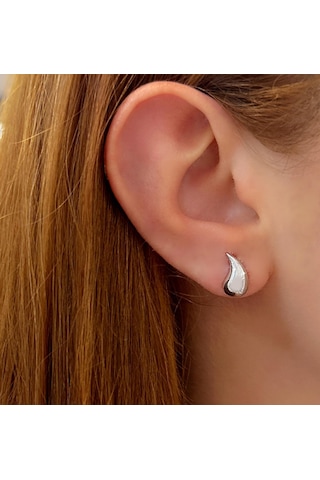 Stela Damla Gümüş Küpe 1