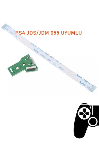 Ps4 V3 Kollar İle Uyumlu Jds Jdm 055 Usb Port & 12 Pın Flex