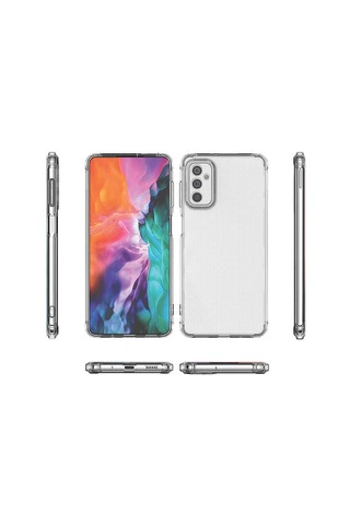Ardemix Galaxy Uyumlu A04s Kılıf 2mm Anti Shock Silikon - Renksiz Renksiz