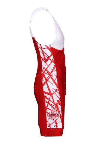 Dosmai Profesyonel Güreş Mayosu Tek Taraflı Kırmızı L Gm731 Kırmızı
