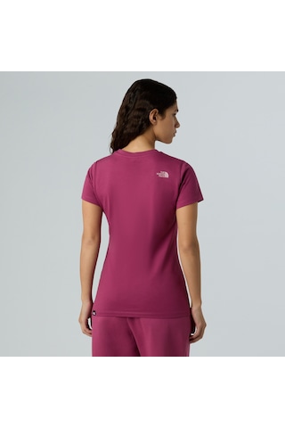 The North Face The Northfacew Ss Easy Tee Kadın Tişört Nf0a8a6d90m1 Nf0a8a6d90m1 Viş Vişne