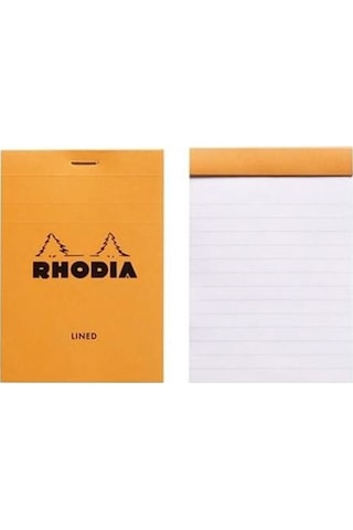 Rhodia Basic A6 Çizgili 80 Sayfa Turuncu Kapak Bloknot Rb13600