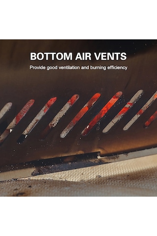 Açık Paslanmaz Çelik Barbekü Izgarası Gümüş