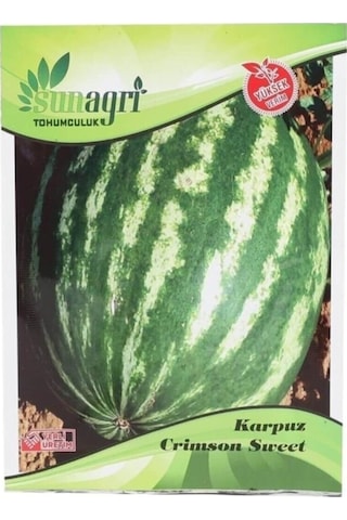 Crimson Sweet Karpuz Meyve Tohumu 10 Gr