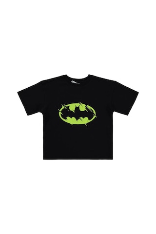 Batman Baskılı 6-9 Yaş Tişört Siyah