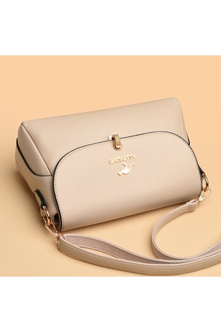 Fransız Küçük Çanta Yeni Dayanıklı Şık Çok Yönlü Çanta Anne Çantası Zarif Üst Düzey Doku Omuz Askılı Çanta Şarap Kırmızısı Ana Resim Rengi Diğer