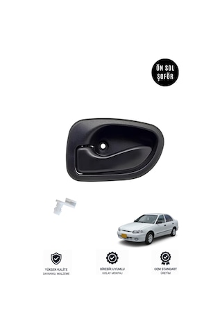 Hyundaı Accent Yumurta Kasa 1994-1999 Arası Uyumlu Ön Arka Sağ Sol İç Kapı Kolu Takımı 4'lü Set