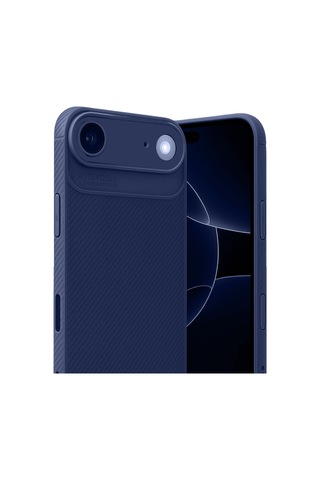 Apple iPhone Uyumlu 17 Air Auto Focus Karbon Kapak - Lacivert Çok Renkli