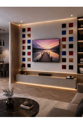 10 Adet 1mm Dekoratif Kare Gold Altın Pleksi - 10x10, 15x15, 20x20, 25x25, 30x30, 35x35, 40x40 Cm Kendinden Yapışkanlı Duvar Dekorasyonu Ürünü Pleksi Cam Ayna Değildir - Ayna Beklentisiyle Almayınız