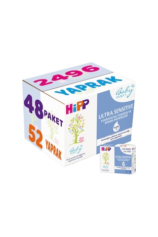 Hipp Baby Sanft Islakhavluultra Sensitive Yenidğan 48li 2496ypk 48'li Set