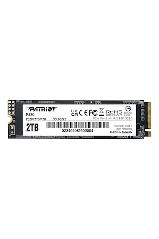Patriot P320 2tb 3000/2200mb/s Nvme M.2 Ssd Disk P320p2tbm28