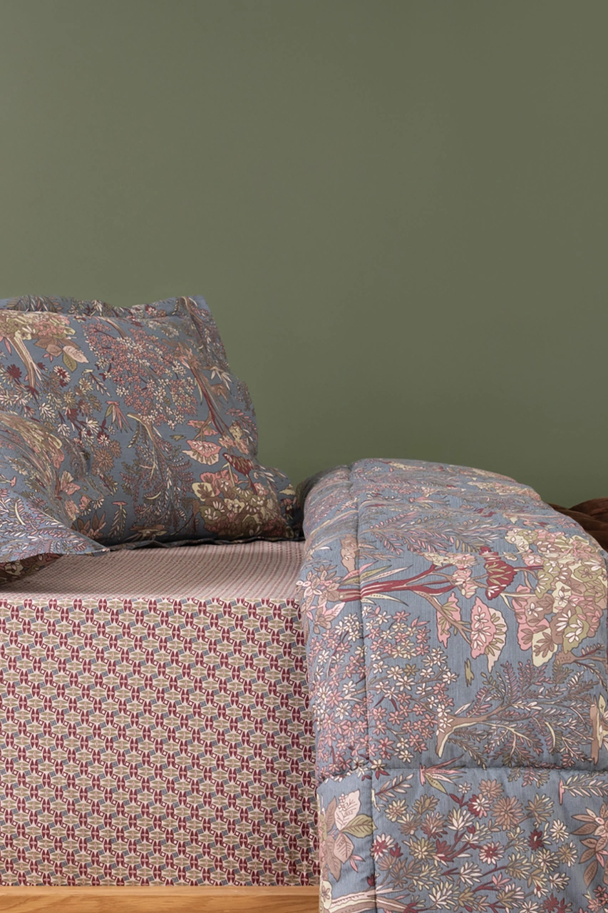 Puffy Danish Tek Kişilik Threefy Uyku Seti - Kahverengi