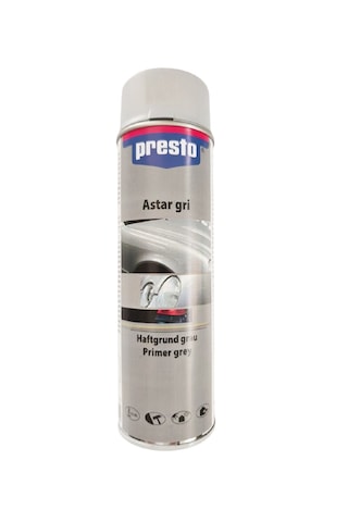 Presto Gümüş Gri Sprey Jant Boyama Seti+vernik+astar 500 Ml.