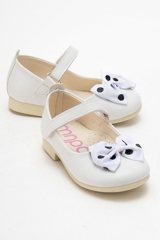 Mnpc Kız Çocuk Beyaz Fashion Babet 25y3b100581 Beyaz