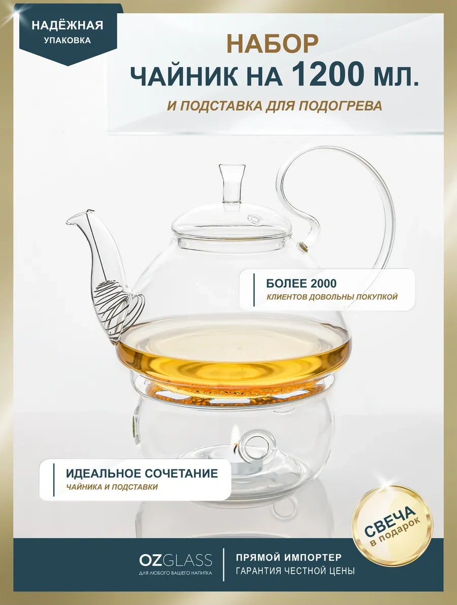 Ozglass Yemek Takımı - Demlik Sepette. Büyük Boyutu 162521300 Beyaz