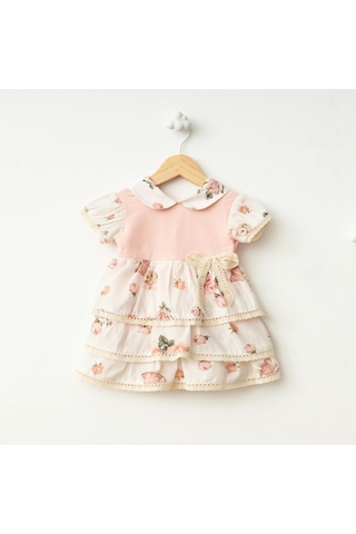 Baby Fou İki İp Kız Elbise Pembe