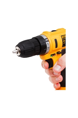 Staxx Power Multi Speed BL2401 24 V Çift Akülü Şarjlı Vidalama Matkap Seti + Titanyum Uç 5'li