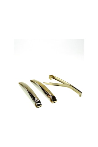 3 Adet Metal Klasik Saç Tokası Orijinal 9 Cm 0