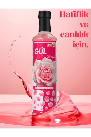 Güllüoğlu Gül Sirkesi X 3 Adet 525 Ml