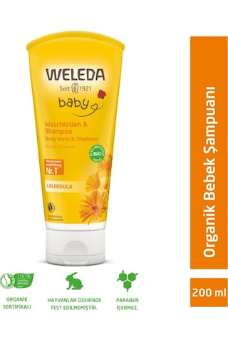 Weleda Calendula Organik Saç Ve Vücut Şampuanı 200 ML