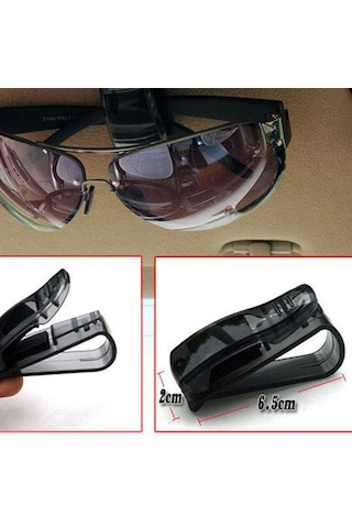 Oto Araç Içi Gözlük Tutucu Klips Güneş Gözlüğü Kartvizit Tutacağı (228732353)