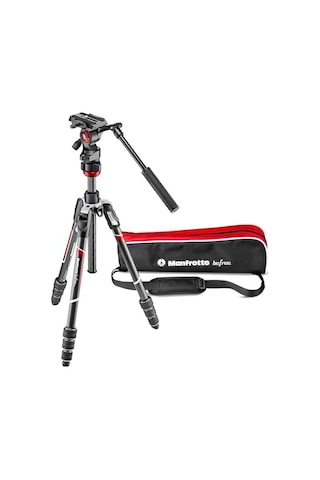 Manfrotto Mvkbfrtc-lıveus Befree Live Karbon Fiber Video Tripod Seti, Sıvı Başlı, M-lock Bükümlü Bacak Kilitleri,