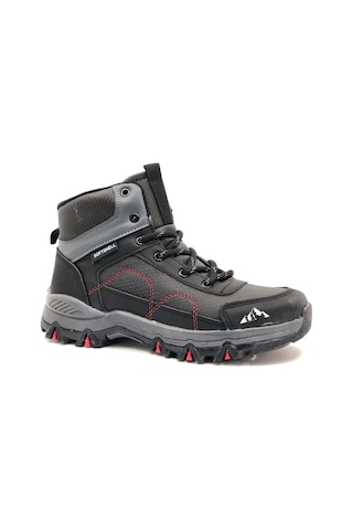 Cool Alfa Kırmızı-siyah Kauçuk Taban Kaymaz Softshell Outdoor Bot 001