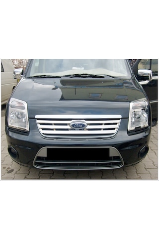 Ford Connect Krom Ön Panjur+Kaput Çıtası 2 Prç. 2009-2014 P. Çelik Uyumlu