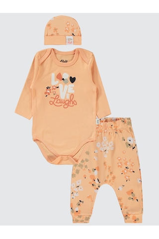 Civil Baby Kız Bebek 3'lü Takım 6-18 Ay Somon SOMON