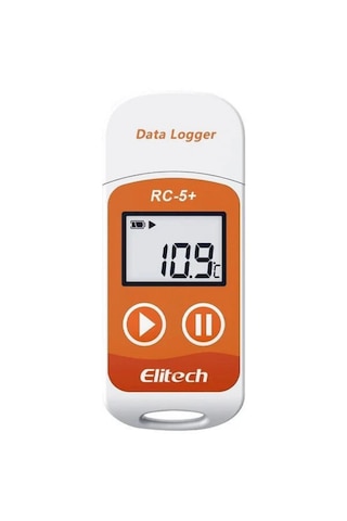 Elitech Rc-5+ Usb Girişli Sıcaklık Kaydedici Datalogger Otomatik Pdf Rapor 0