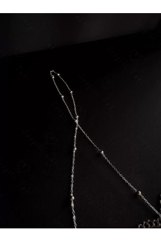 80cm Çelik Bel Takısı Sonbahar Serisi Silver
