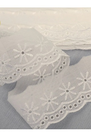 Kruzhevo Dantel Nakış Kumaşı 4 Cm 13,7 M 160251874