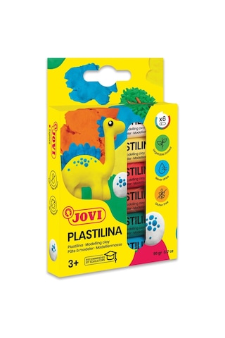 Jovı 90/6 15gr Kurumayan Oyun Hamuru 6 Renk - Blister