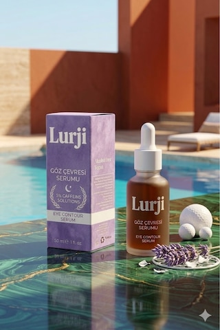 Vegan Kafein İçerikli Ampul Gözaltı Torba & Koyu Halka Karşıtı Serum