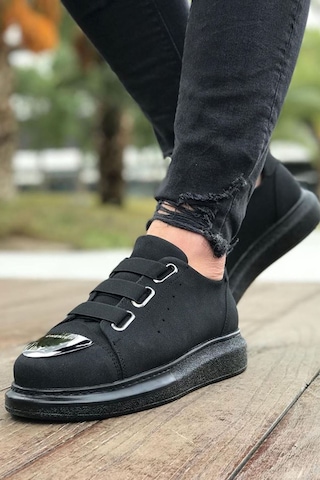 Ch251 Sst Mirror Suede Erkek Ayakkabı Sıyah Siyah