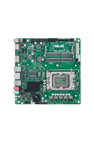 Asus Pro H610T D4-CSM Intel H610 3200 MHz DDR4 Soket 1700 Mini ITX Anakart