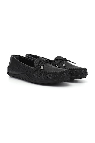 Gönderi(R) Gönderi R Kadın Siyah Floter Fiyonklu Hakiki Deri Comfort Loafer Dyza75645196 Siyah
