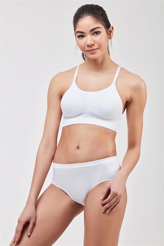 Elite Life Kadın Dikişsiz Sütyen 750 Beyaz