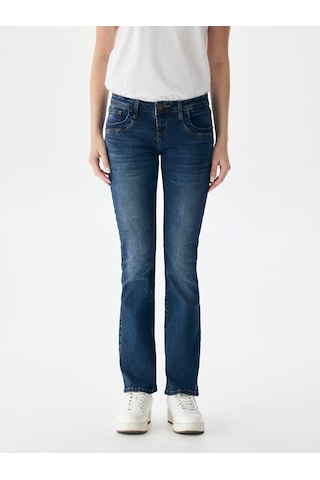 Ltb Valerıe Düşük Bel Boru Paça Jean Pantolon 01009514514905 52913 Mavi