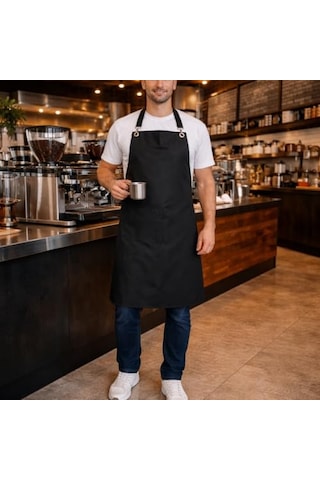 Tr Profesyonel Mutfak Önlüğü,cepli Ayarlanabilir Askılı Belden Bağlamalı/unisex/kadın/erkek/aşçı/barista/gar Diğer