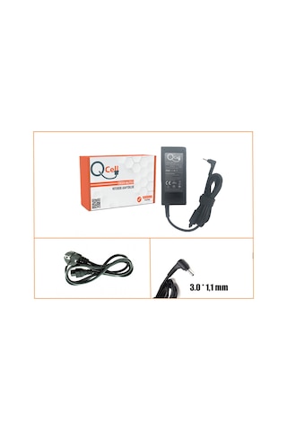 Acer Uyumlu 19V 2.37A 45W 3.0x1.1 mm ADAPTÖR
