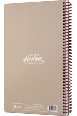 Mabbels Avatar Katara Sokka Aang Spiralli Not Defteri Krem 80 Yaprak Çizgili 17x24cm Dft-388623 Krem